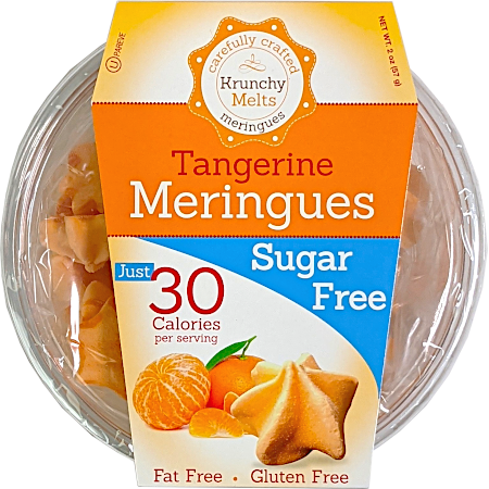 Sugar-Free Meringues - Tangerine